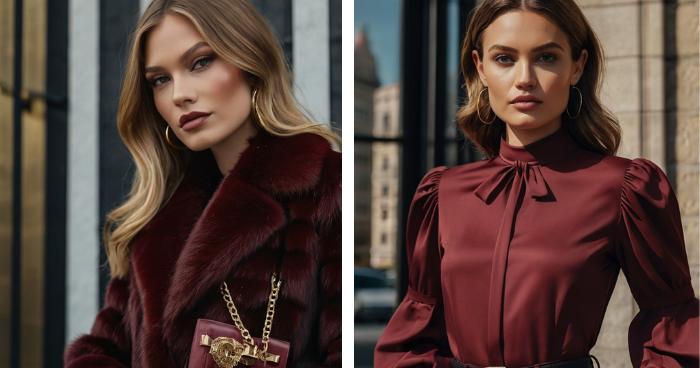 Chic Fall-Winter Burgundy Outfit Inspirations